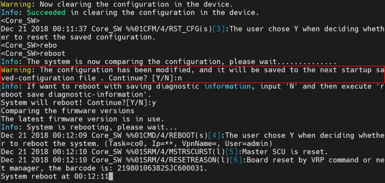 图片[3],华为交换机清除配置命令,老王弱电