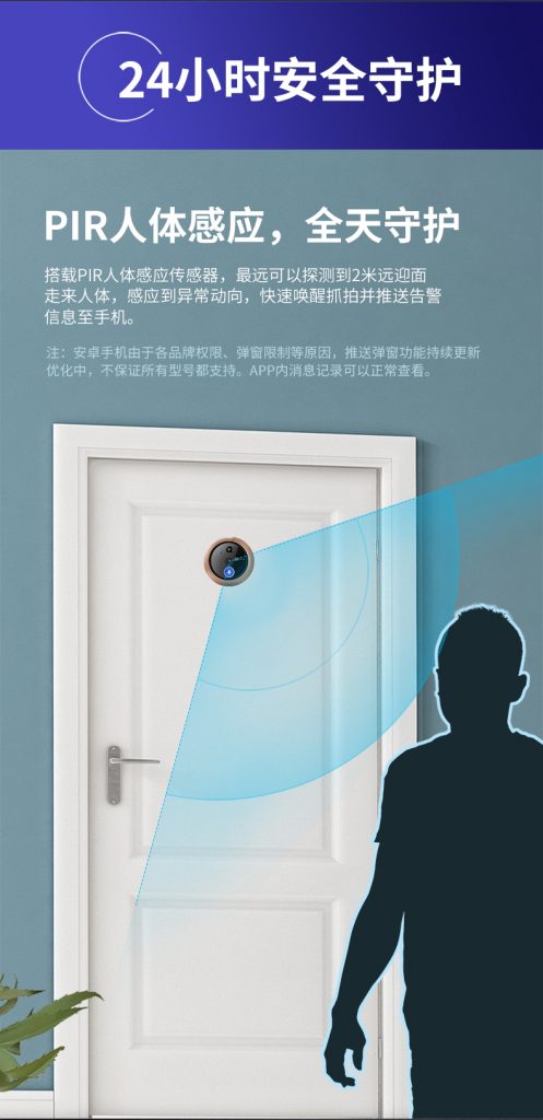 图片[5],智能电子猫眼监控摄像头家用无线可视门铃门镜入户门防盗[商品],老王弱电
