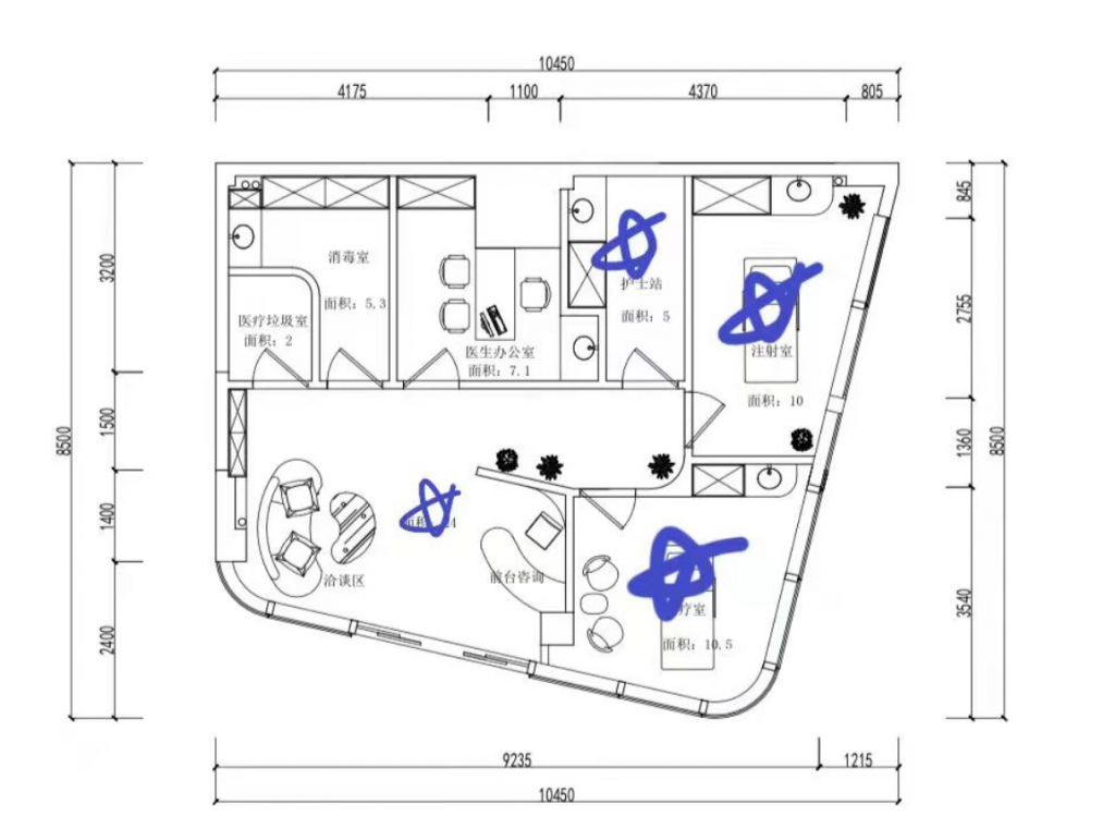 南昌某医美品牌店面监控WIFI背景音乐方案,老王弱电