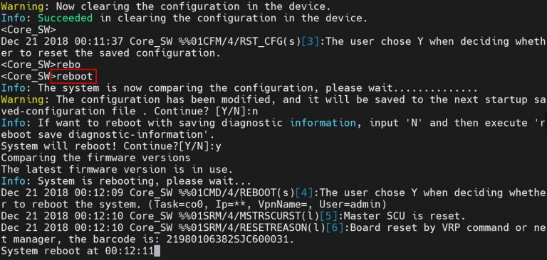 图片[2],华为交换机清除配置命令,老王弱电