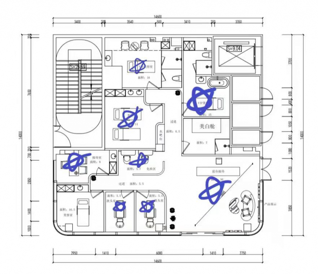 图片[2],南昌某医美品牌店面监控WIFI背景音乐方案,老王弱电