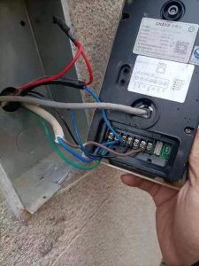 新建城别墅原有物业可视对讲门禁改指纹刷卡门禁机,老王弱电